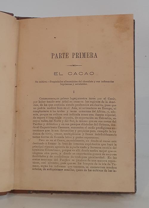 Palau, Emigdio : Memoria sobre el cultivo del cacao, del c