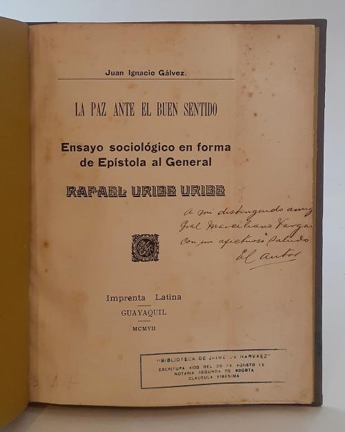 Conjunto de 3 libros relacionados con Rafael Uribe Uribe