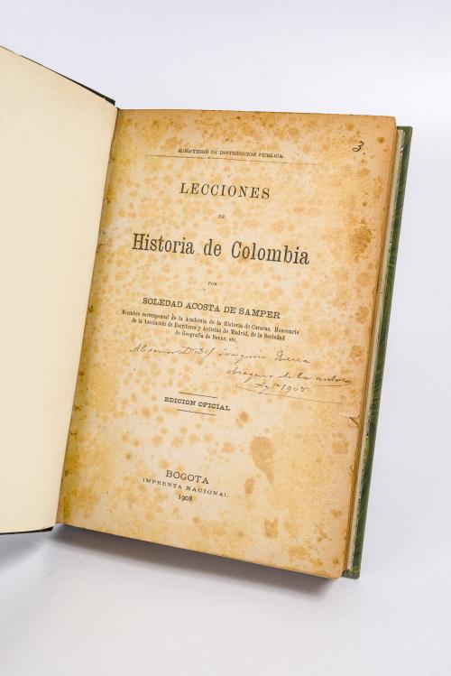 Acosta de Samper, Soledad : Lecciones de historia de Colom