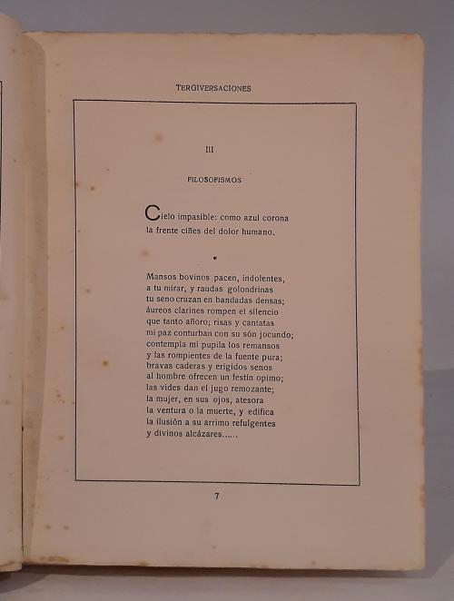 Greiff, León de : Tergiversaciones. Primer mamotreto - 191