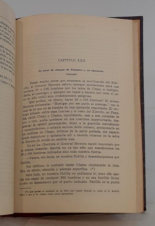 [Separación de Panamá] Seis libros