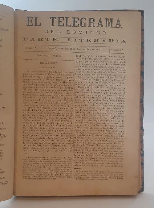 VV.AA. : El telegrama del domingo (parte literaria).Serie