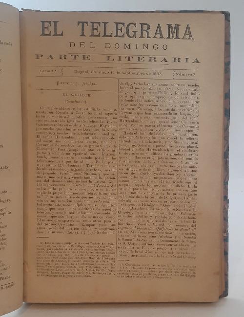 VV.AA. : El telegrama del domingo (parte literaria).Serie