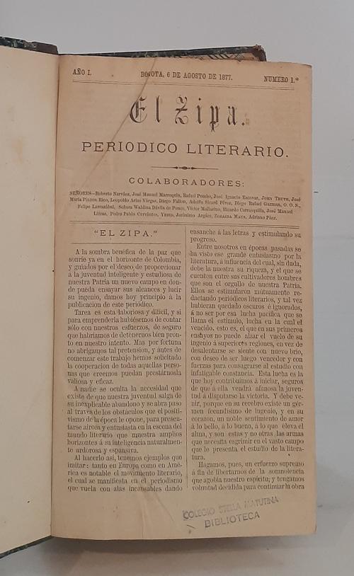 VV.AA. : EL Zipa - periódico literario