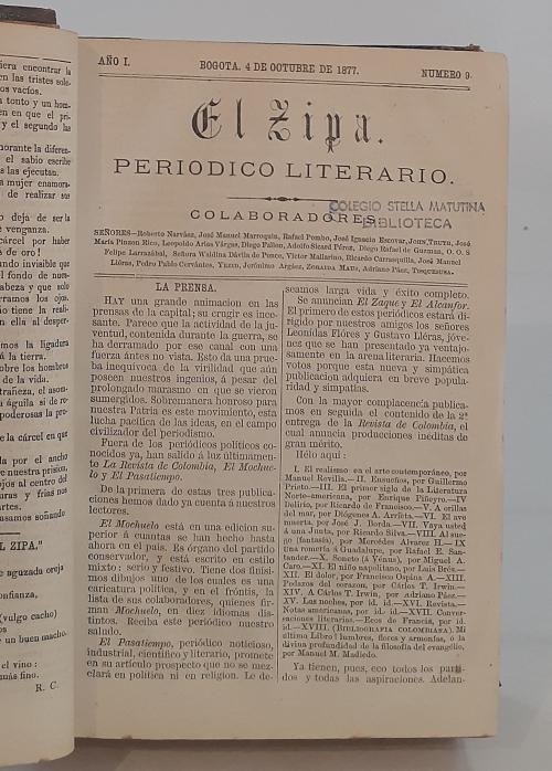 VV.AA. : EL Zipa - periódico literario