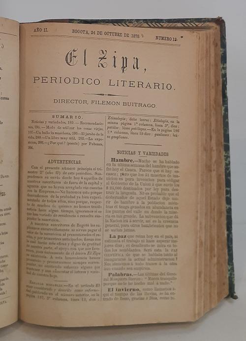 VV.AA. : EL Zipa - periódico literario