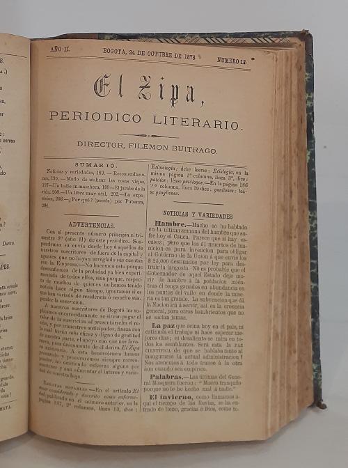 VV.AA. : EL Zipa - periódico literario