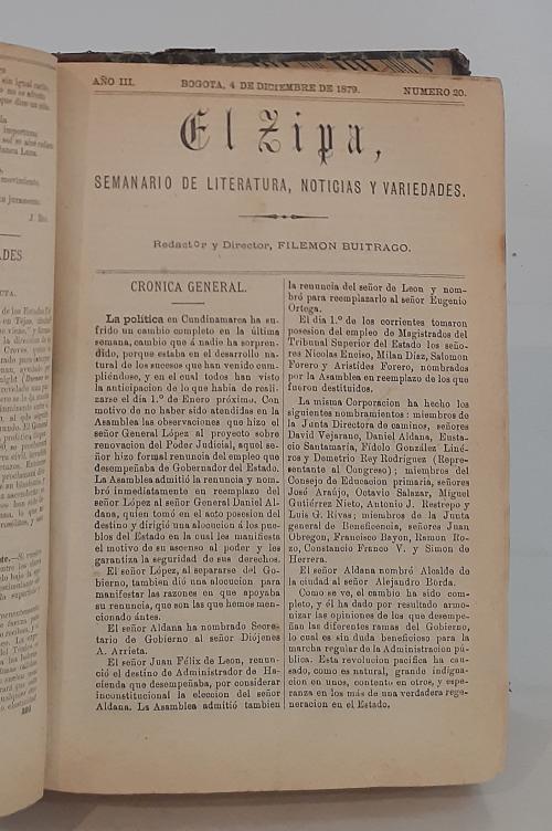 VV.AA. : EL Zipa - periódico literario