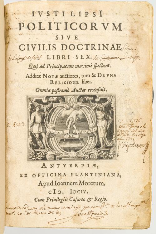 Lipsus, Iustus : Politicorum sive civilis doctrinae. Libri