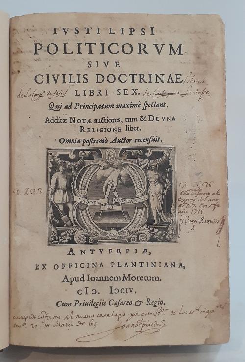 Lipsus, Iustus : Politicorum sive civilis doctrinae. Libri