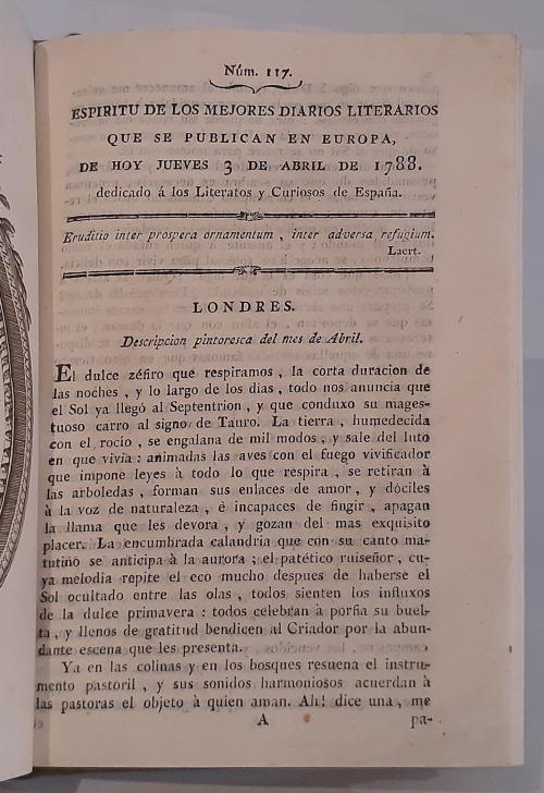 Cladera, Christoval : Espíritu de los mejores diarios lite