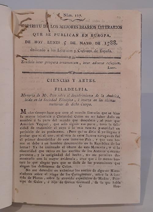 Cladera, Christoval : Espíritu de los mejores diarios lite