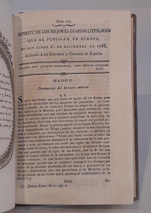 Cladera, Christoval : Espíritu de los mejores diarios lite