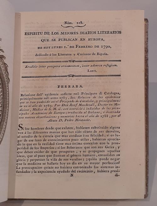 Cladera, Christoval : Espíritu de los mejores diarios lite