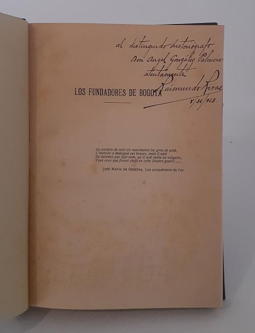 Rivas, Raimundo : Los fundadores de Bogotá (diccionario bi