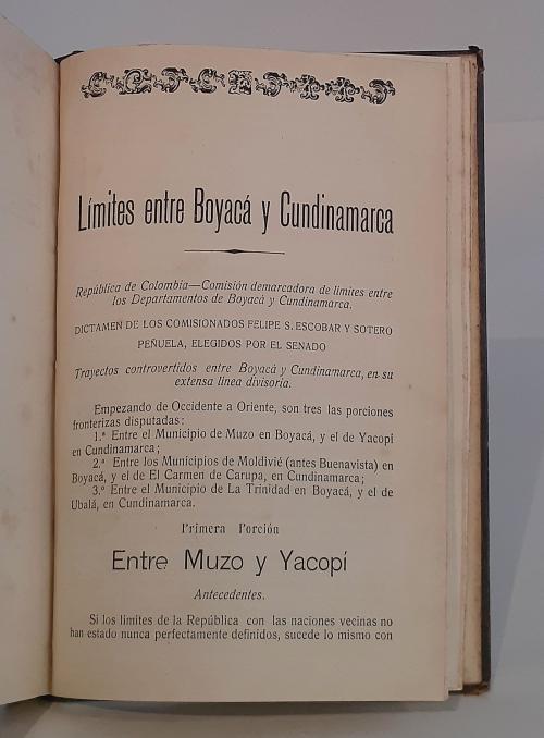 S. A.  : Territorio Vásquez. Documentos relacionados con él