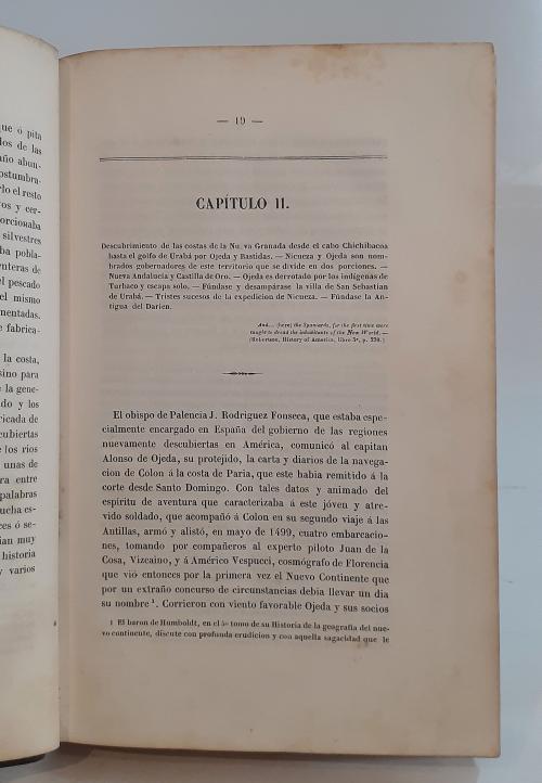 Acosta, Joaquín : Compendio histórico del descubrimiento y