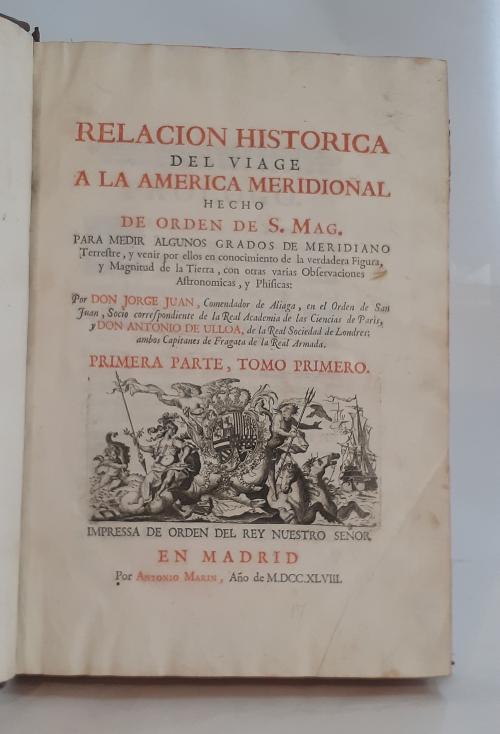 Jorge Juan y Antonio de Ulloa : Relación histórica del viag