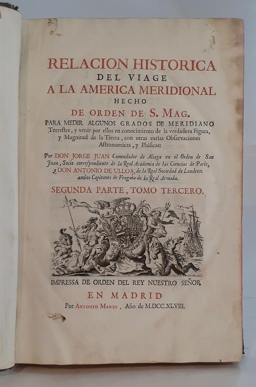 Jorge Juan y Antonio de Ulloa : Relación histórica del viag