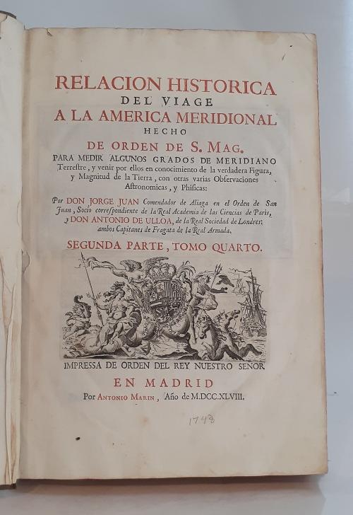 Jorge Juan y Antonio de Ulloa : Relación histórica del viag