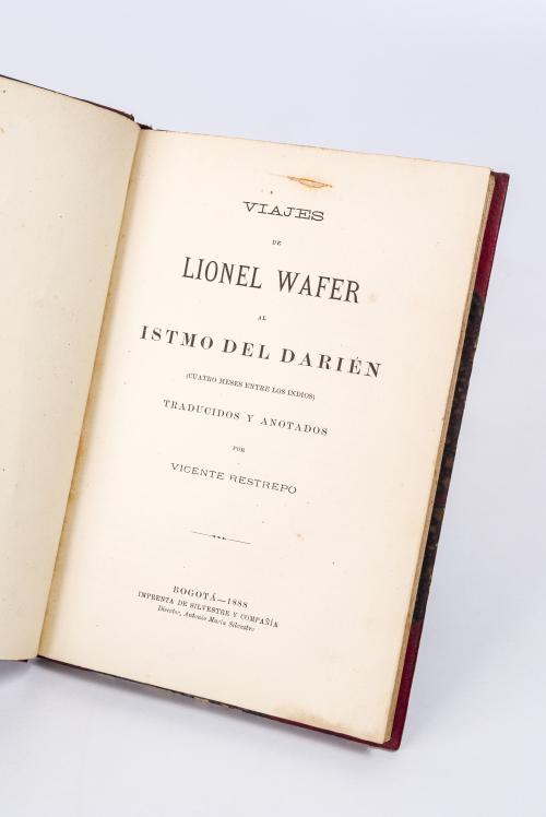 Wafer, Lionel; Restrepo, Vicente (trad.) : Viajes de Lione