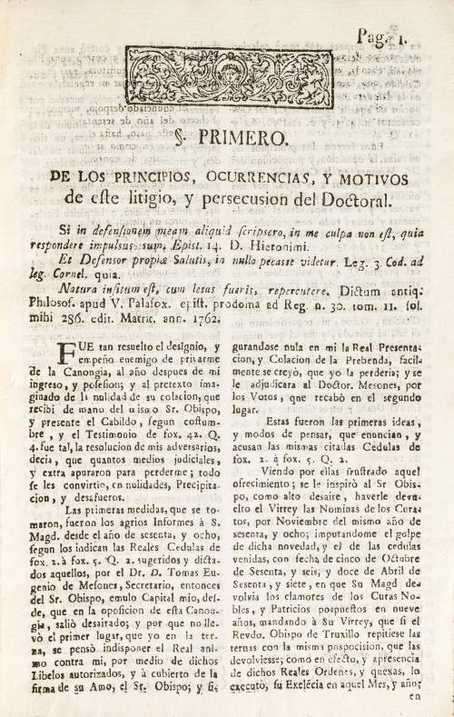 Prieto y Aranda, José : Apología Legal y canónica que escr