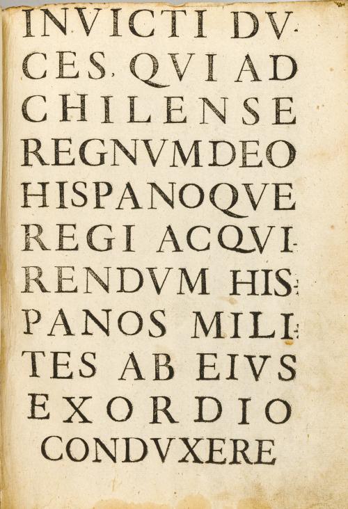 Ovalle, Alonso de  : Historia relacion del reyno de Chile