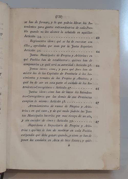 Carlos IV : Real Ordenanza para el establecimiento y é inst