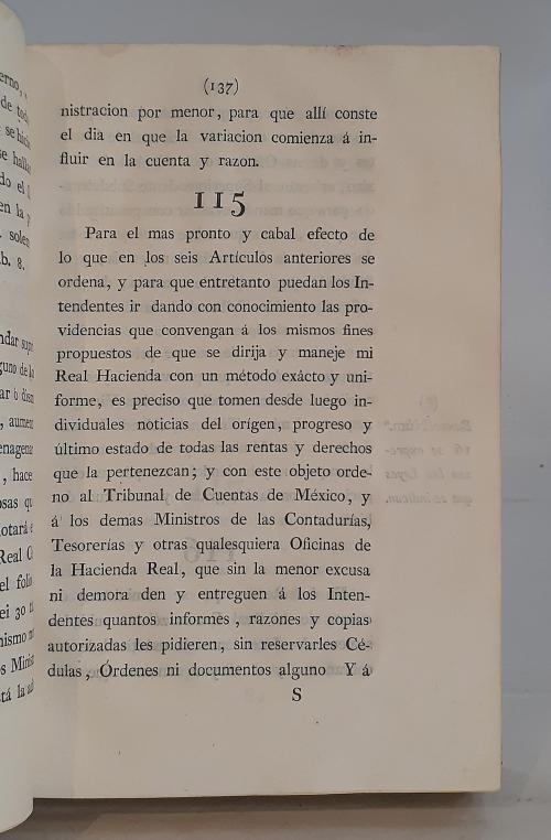 Carlos IV : Real Ordenanza para el establecimiento y é inst