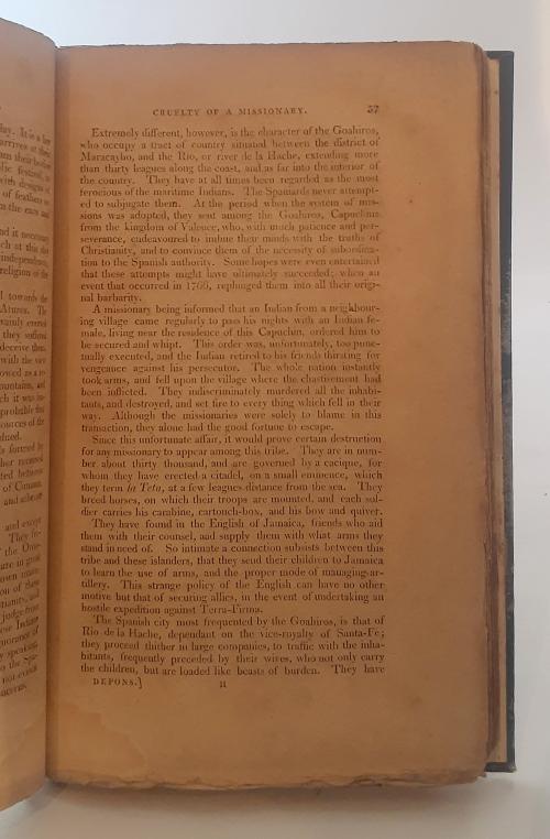 Depons, François : Travels in parts of South America durin