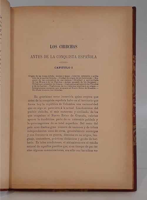 Restrepo, Vicente : Los Chibchas antes de la conquista esp