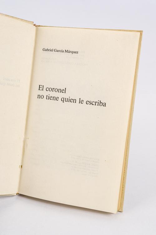 García Márquez, Gabriel : El coronel no tiene quien le esc