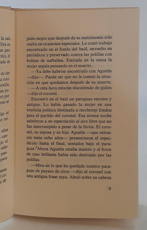 García Márquez, Gabriel : El coronel no tiene quien le esc