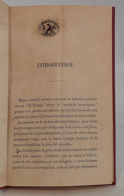 Rojas Garrido, José María : Teoría de los milagros. Colecci