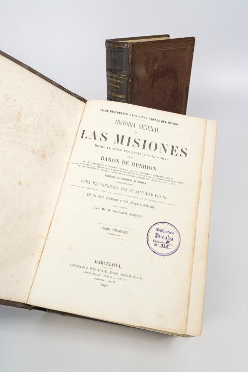 Henrion, Baron de : Historia general de las misiones desde