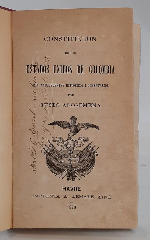 Arosemena, Julio  : Constitución de los Estados Unidos de C