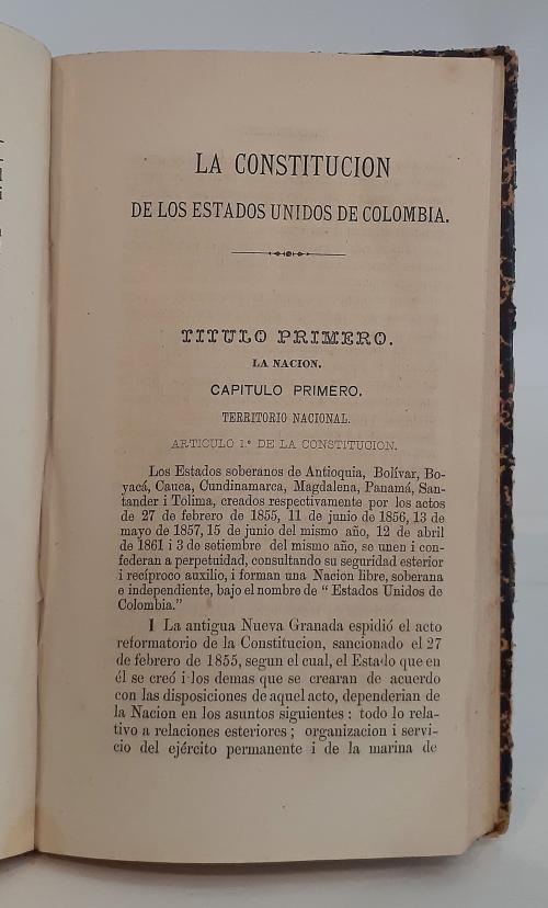 Arosemena, Julio  : Constitución de los Estados Unidos de C