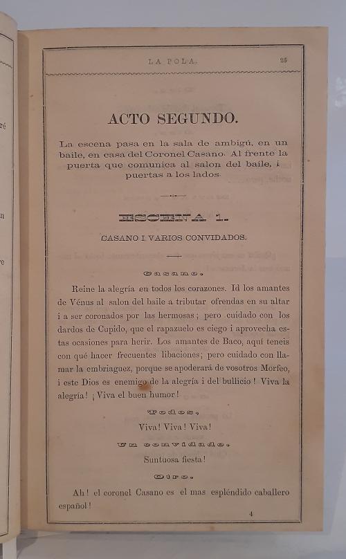 Rivas, Medardo : La Pola: drama histórico en cinco actos [