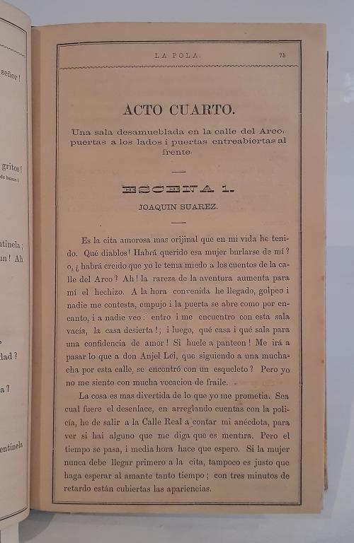 Rivas, Medardo : La Pola: drama histórico en cinco actos [