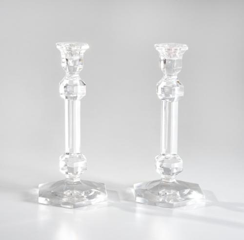 Candeleros de cristal Producidos por Val Saint Lambert