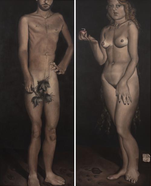 Victor Laignelet (Colombia, 1955) : Adán y Eva. Homenaje a 