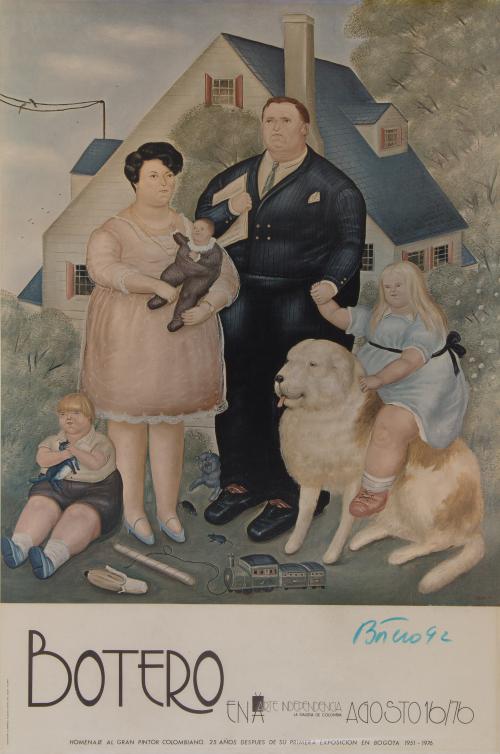 [Afiche: Botero en Arte Independencia La Galería de Colombi