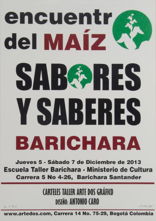 [Afiche: Encuentro del maiz sabores y saberes Barichara. Ju