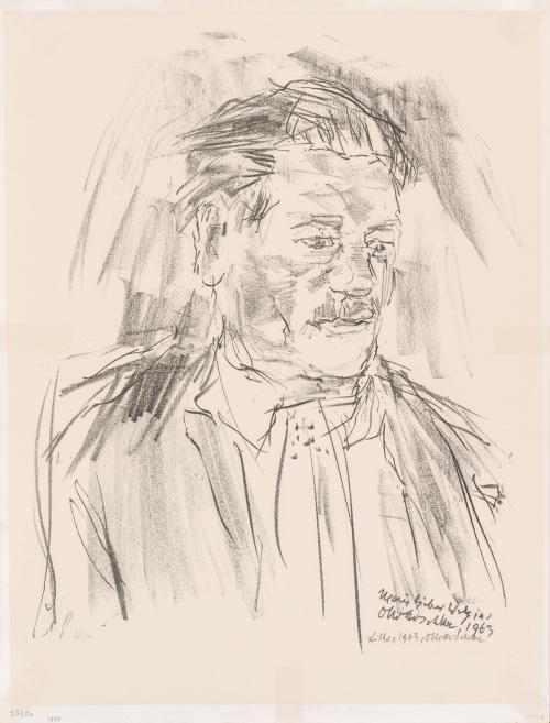 Oskar Kokoschka : Retrato de Friedrich Welz
