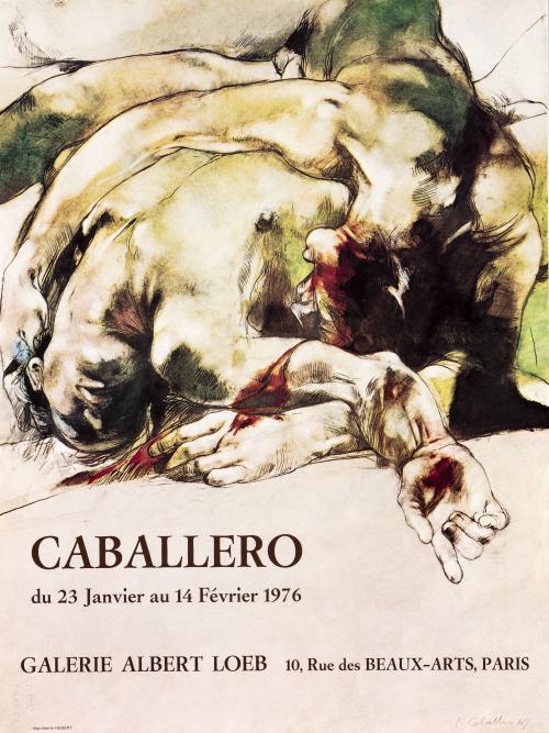 Luis Caballero (Colombia, 1943 - 1995) : Afiche de exposici