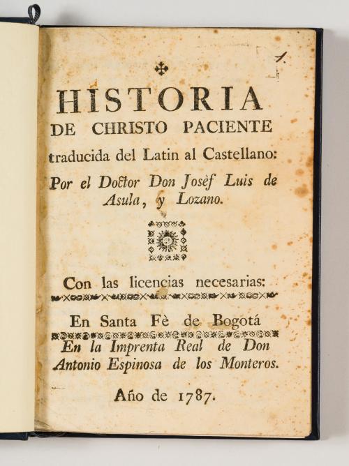 Stanihursto, Guillermo : Historia de Christo paciente