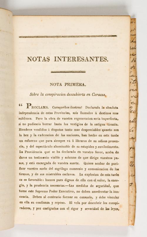  Mier Noriega y Guerra, José Servando Teresa de : Carta de 