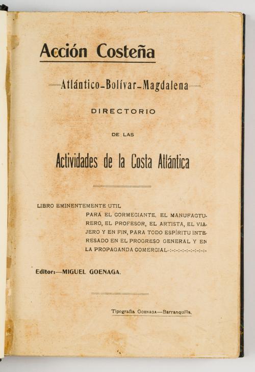 Directorio de las actividades de la costa Atlántica