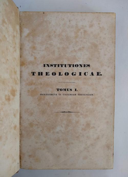 Liebermann, Franz Leopold B. : Institutiones Theologicae.