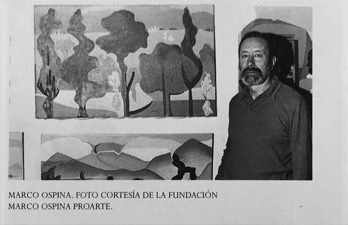 Marco Ospina (Colombia, 1912 - 1983) : [Paisaje sabanero]